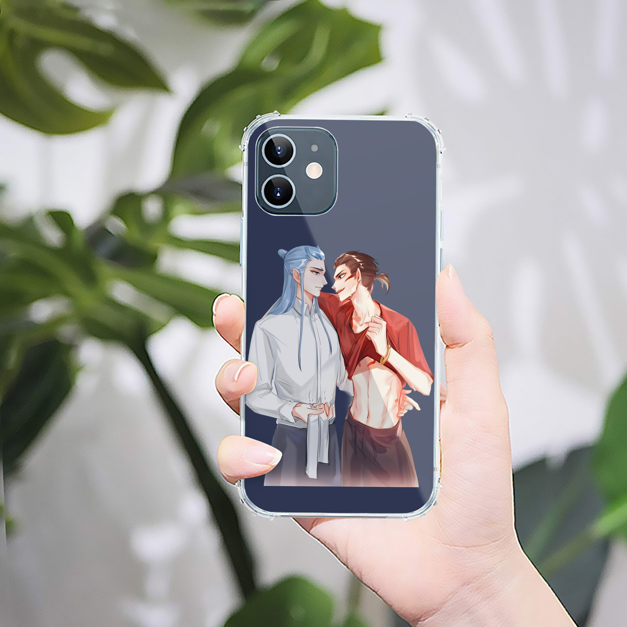 （画像用） Ne Zha 2 ナタ 魔童の大暴れ 【iPhone 12シリーズ対応】透明スマホケース（クリアソフトケース）